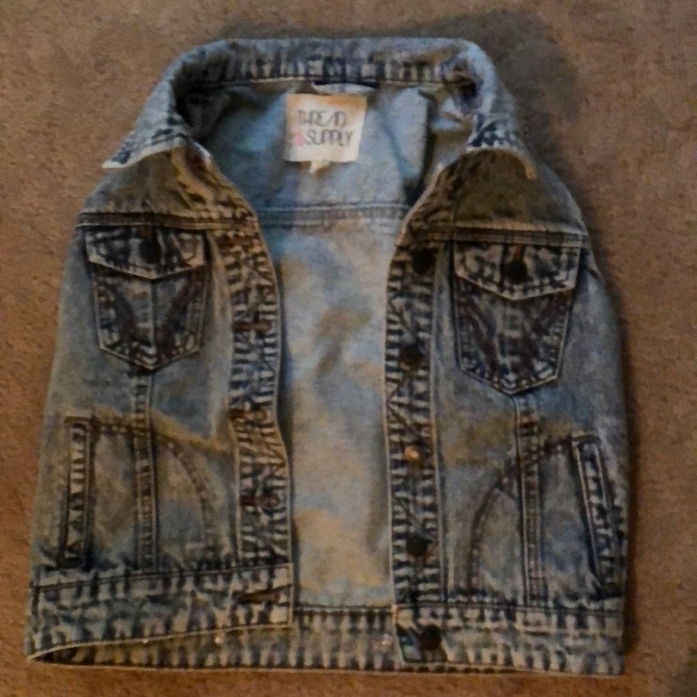 Distressed Denim Jacket